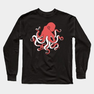 Red octopus Long Sleeve T-Shirt